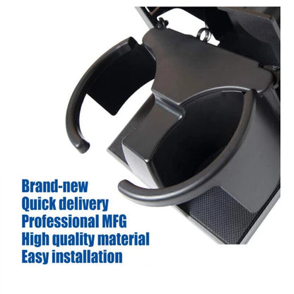 Center Console Cup Holder for 2008-2015 Nissan Titan - Black New