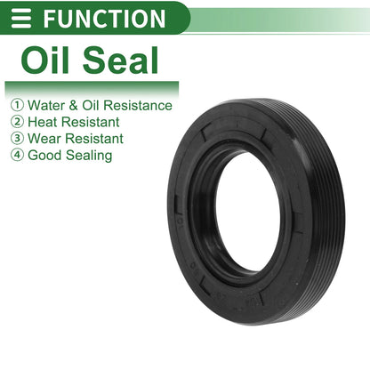 Oil Seal 28x50x10mm NBR Rubber Black