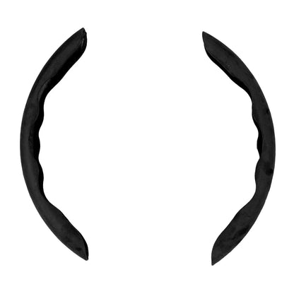 38cm Anti-Slip Steering Wheel Cover for Universal Car Black