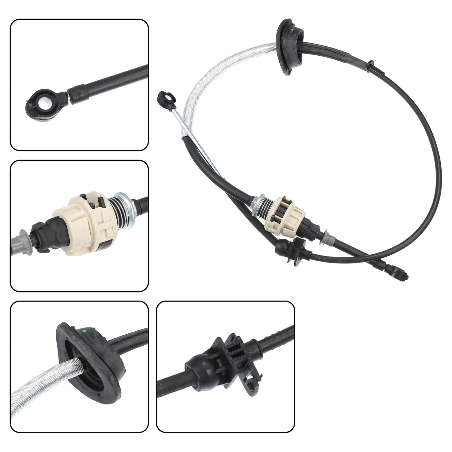 Black Gear Shifter Shift Cable for Ford F-150 (2004)