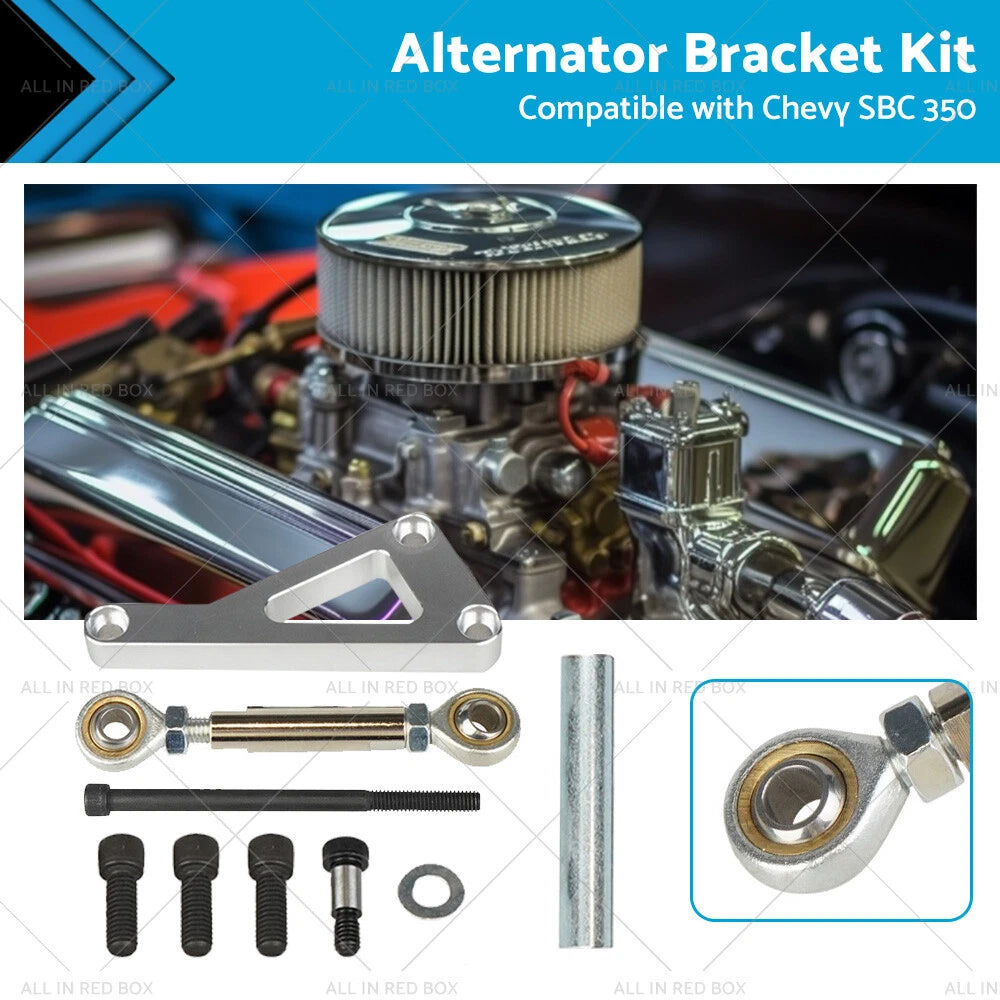 SBC Long Water Pump Alternator Bracket for Chevy 350