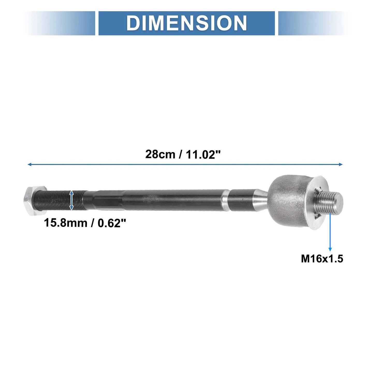 Front Inner Tie Rod End Links for Nissan Pathfinder INFINITI QX60
