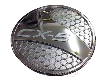 Chrome Fuel Cap Door Cover for Mazda CX-5 (2013-2015)