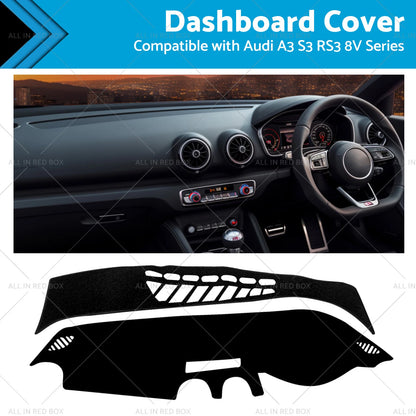 Dash Mat Non-Slip Cover for Audi A3 S3 RS3 8V Series (2013-2018)