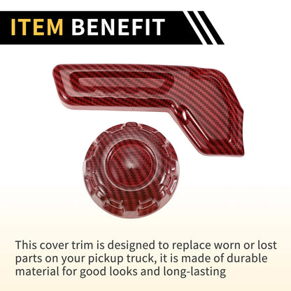 Carbon Fiber Seat Adjustment Button Cover for Jeep Gladiator JT (2019-2023)