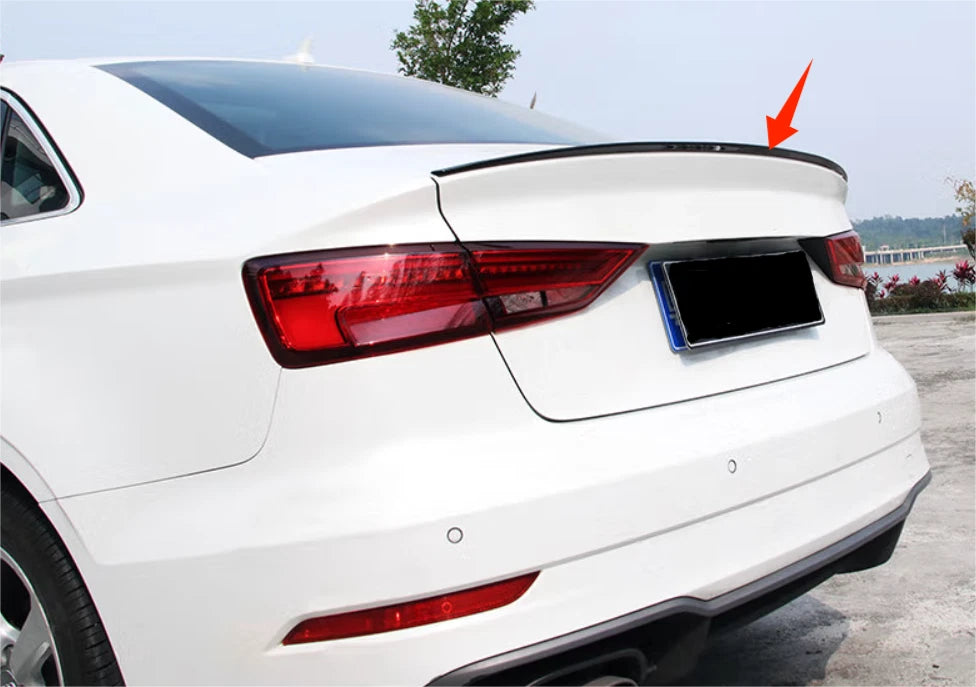 Factory Style Rear Trunk Spoiler Wing for Audi A3 Sedan 2014-2020 Unpainted