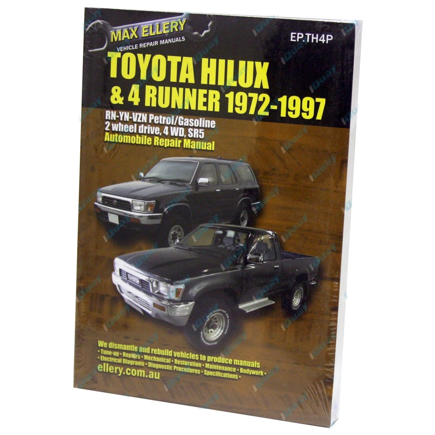 Workshop Manual for 4Runner Petrol VZN130 RN130 YN60 YN63 (1990-2002)