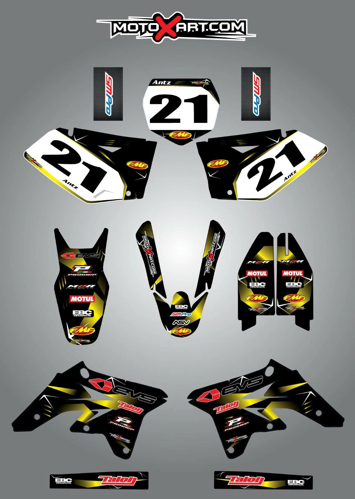 AUSSIE PRIDE Custom Graphic Kit for Suzuki RMZ 250 (2007-2009)