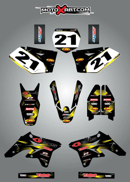 AUSSIE PRIDE Custom Graphic Kit for Suzuki RMZ 250 (2007-2009)