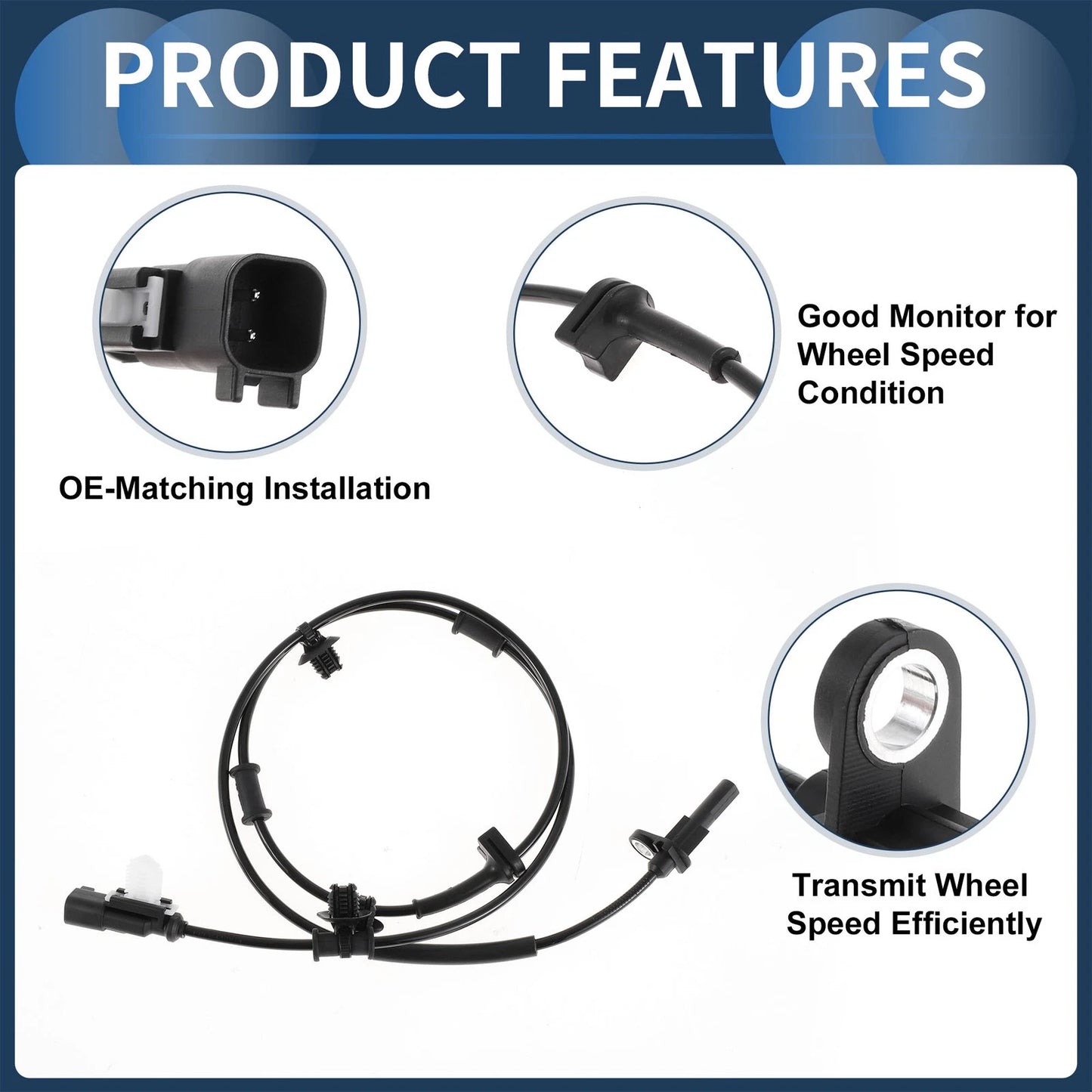 ABS Wheel Speed Sensor for Ford F-150 2015-2020 (2 x Sensors)