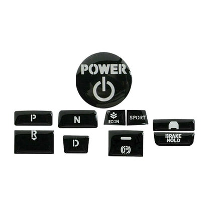 Black Gear Shift Panel Cover Trim for Honda Accord (2018-2021)