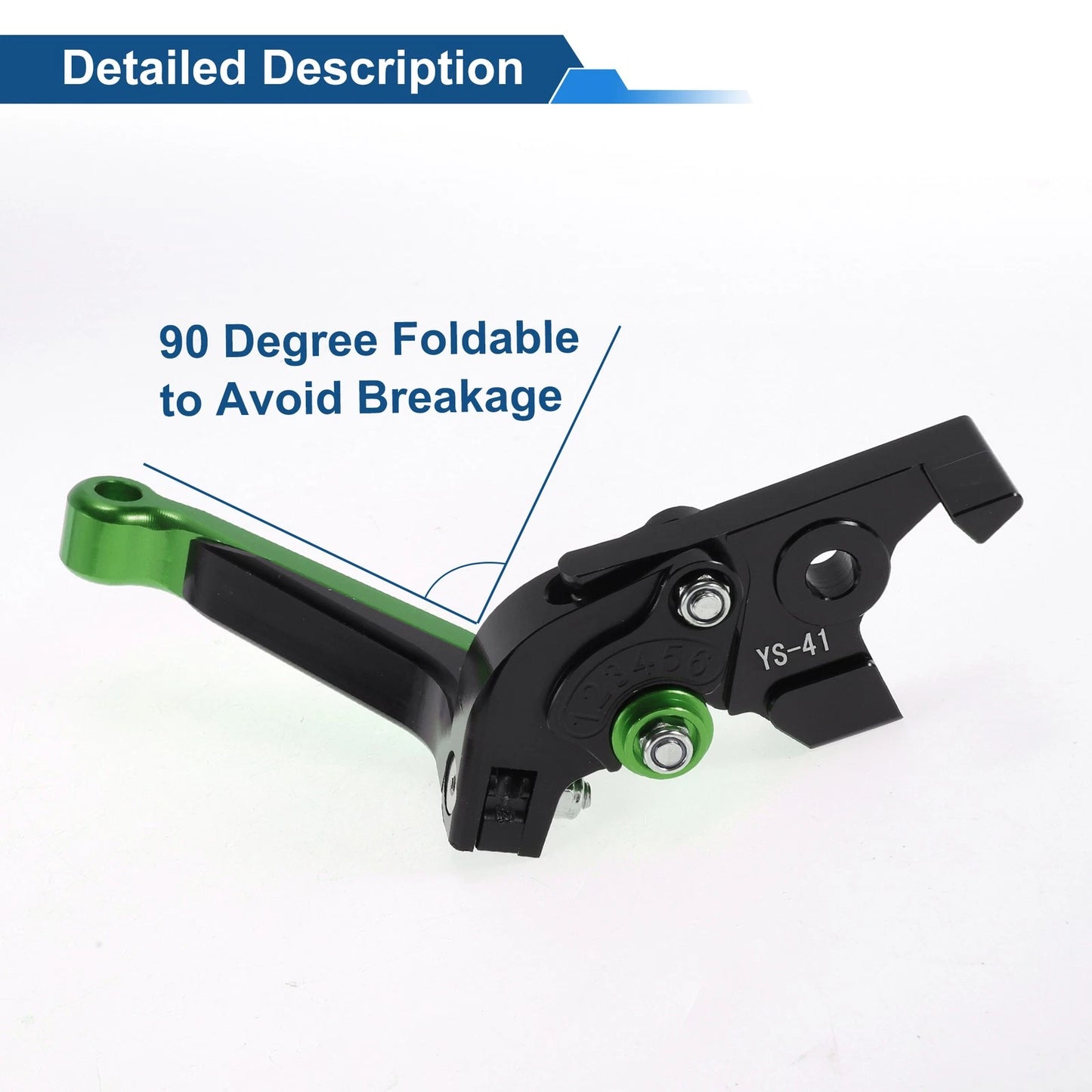 Adjustable Brake Clutch Levers for Suzuki GSXR150 (2017-2020) Black Green