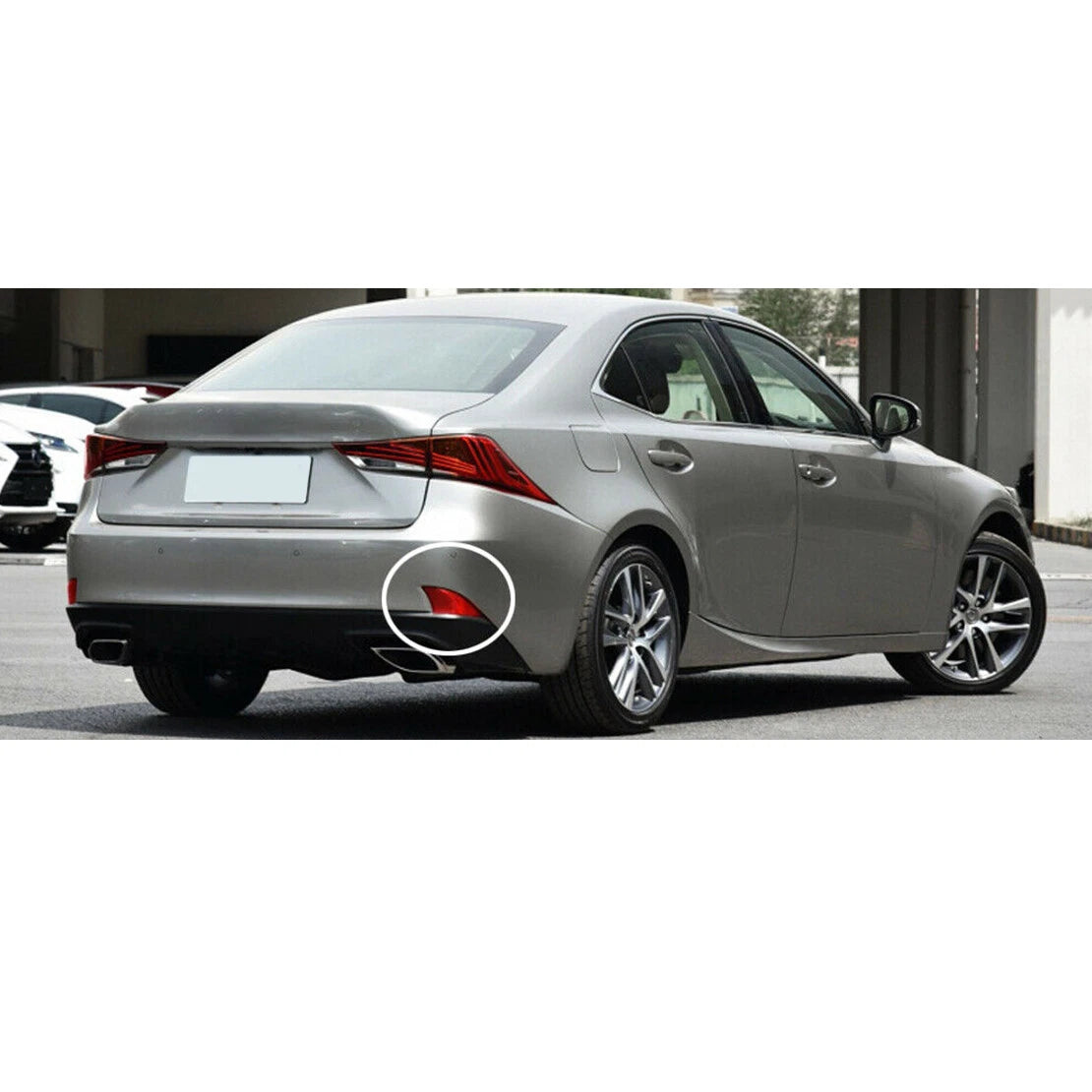 Right Rear Bumper Reflector Light for Lexus IS200T IS250 IS300 (2014-2020)