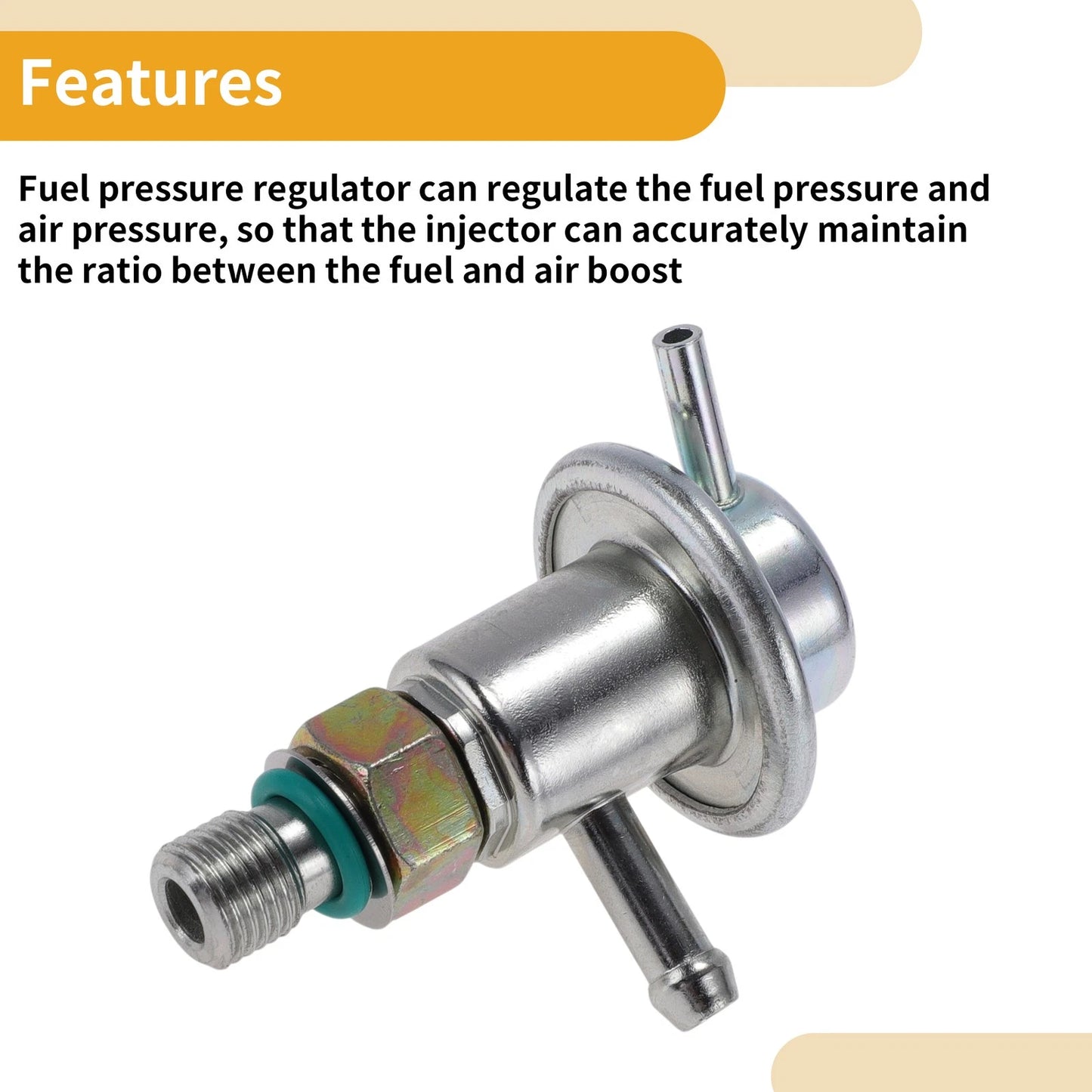 2x Fuel Pressure Regulator Fuel Pump Regulator for Honda Pilot (2003-2004)