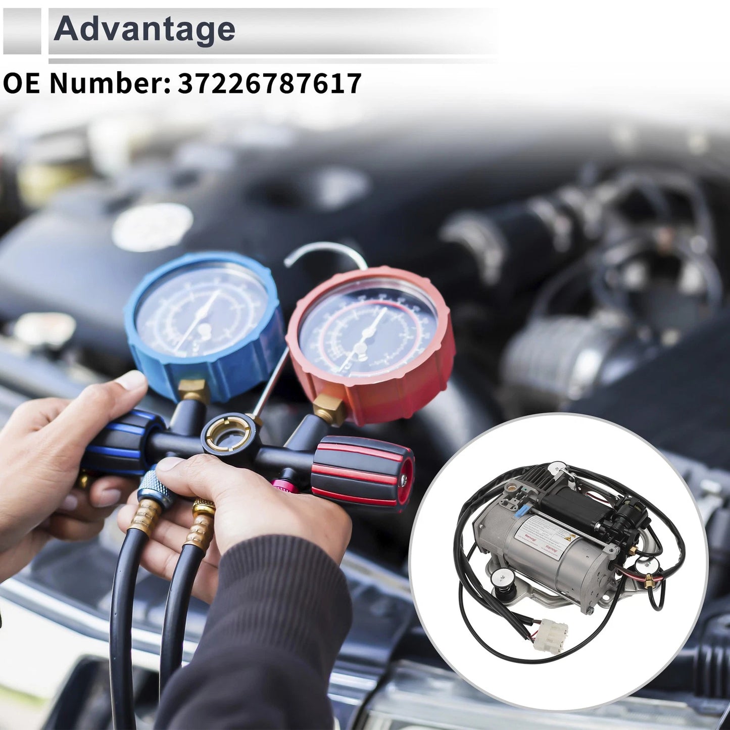 Air Suspension Compressor for BMW X5 (2000-2006) 1 Pc