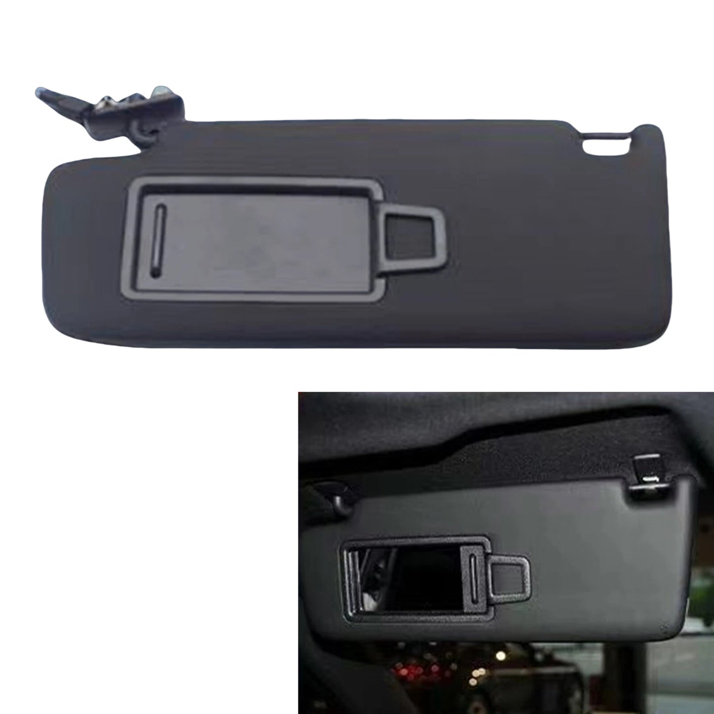 Black Front Sun Visor Sunshade for Porsche Macan (2014-2022)