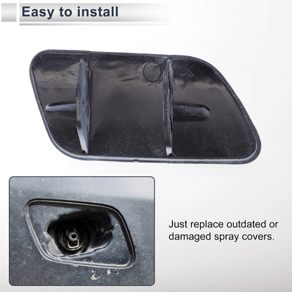 Bumper Headlight Washer Nozzle Cover for BMW 740i (Unpainted)