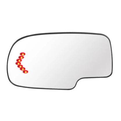Heated Power Driver Side Mirror Glass with Turn Signal for Chevy Yukon Suburban