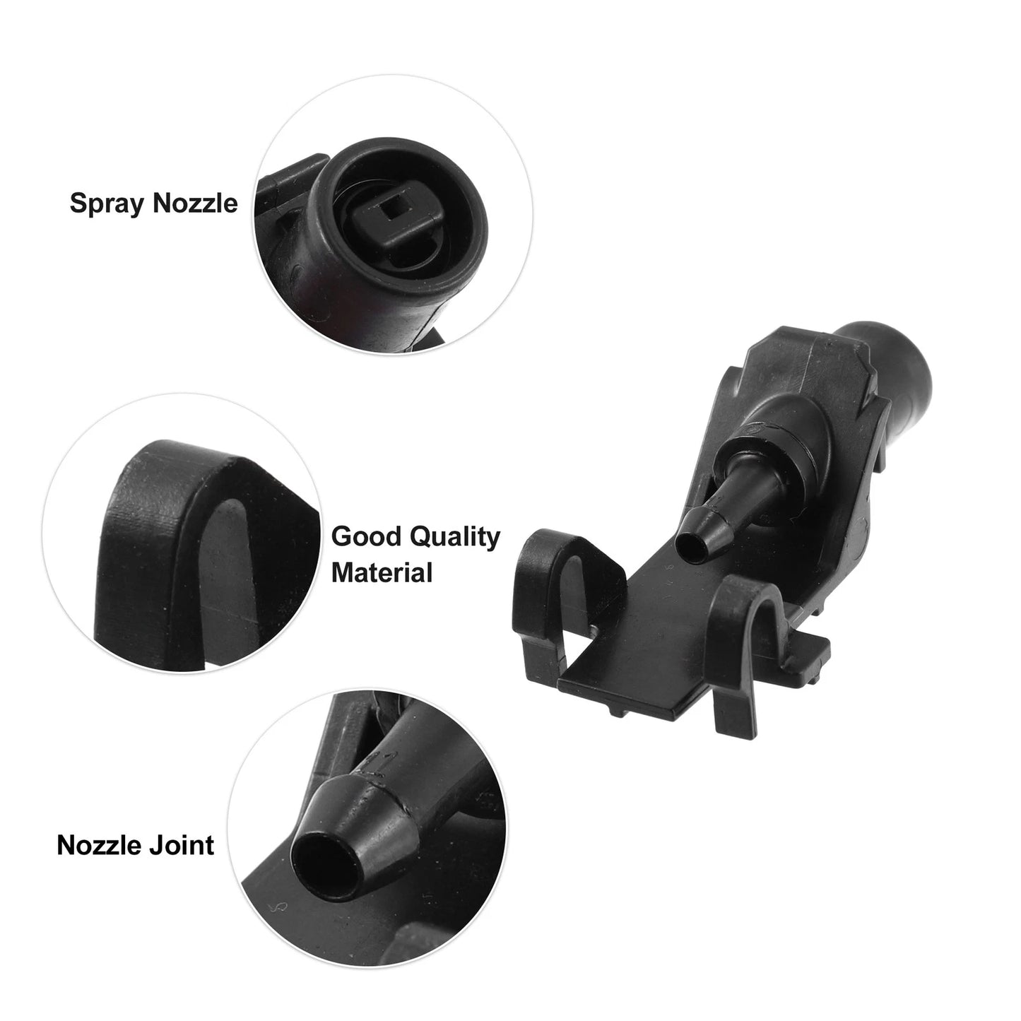 2 x Front Windshield Washer Nozzles for Honda Pilot (2016-2021)