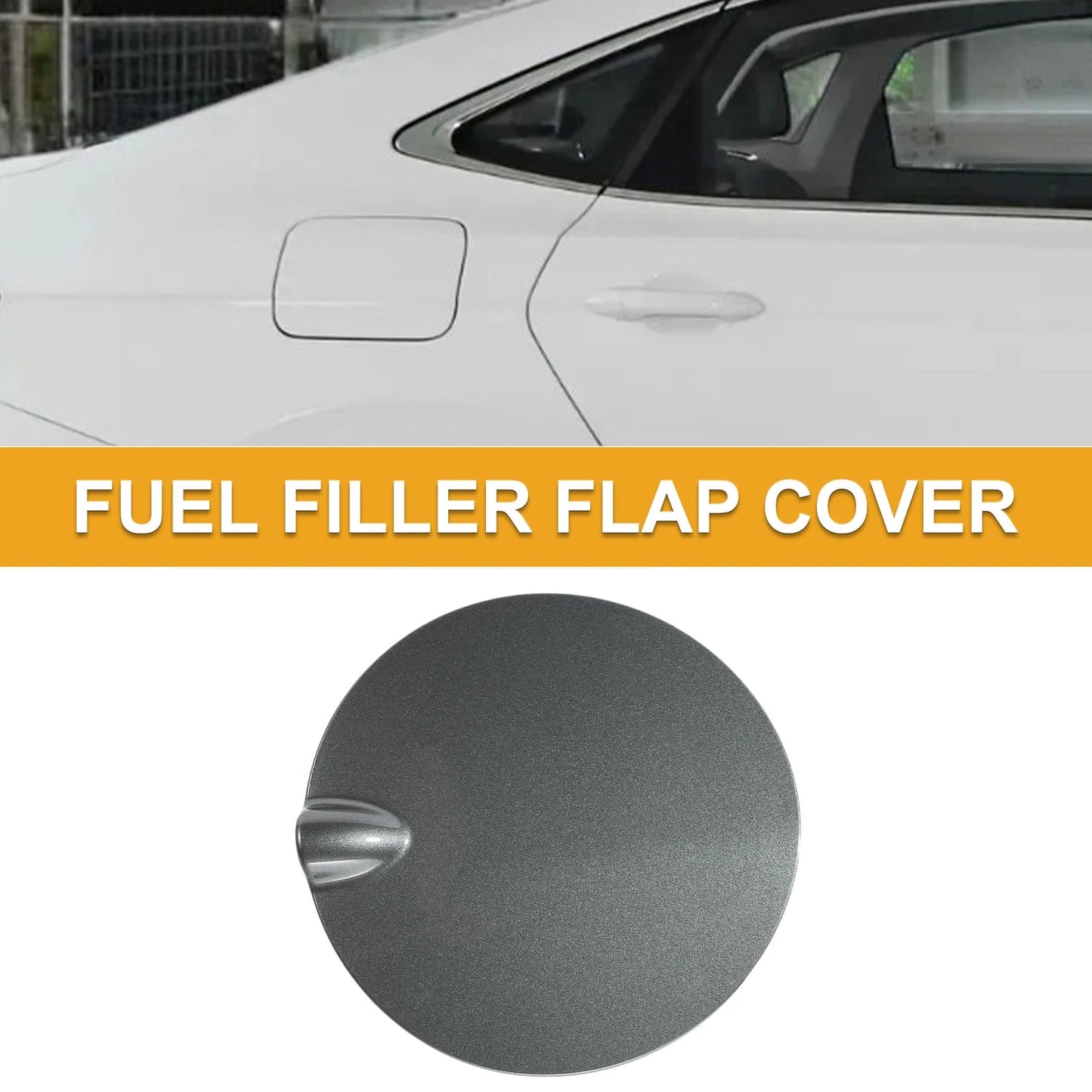 Fuel Tank Door Cap for Ford Focus 2 MK2 MK3 2008-2011 Gas Tank Flap Gray