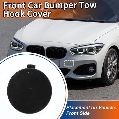 Tow Hook Cover Front Bumper for BMW 1 Series F20 Unpainted