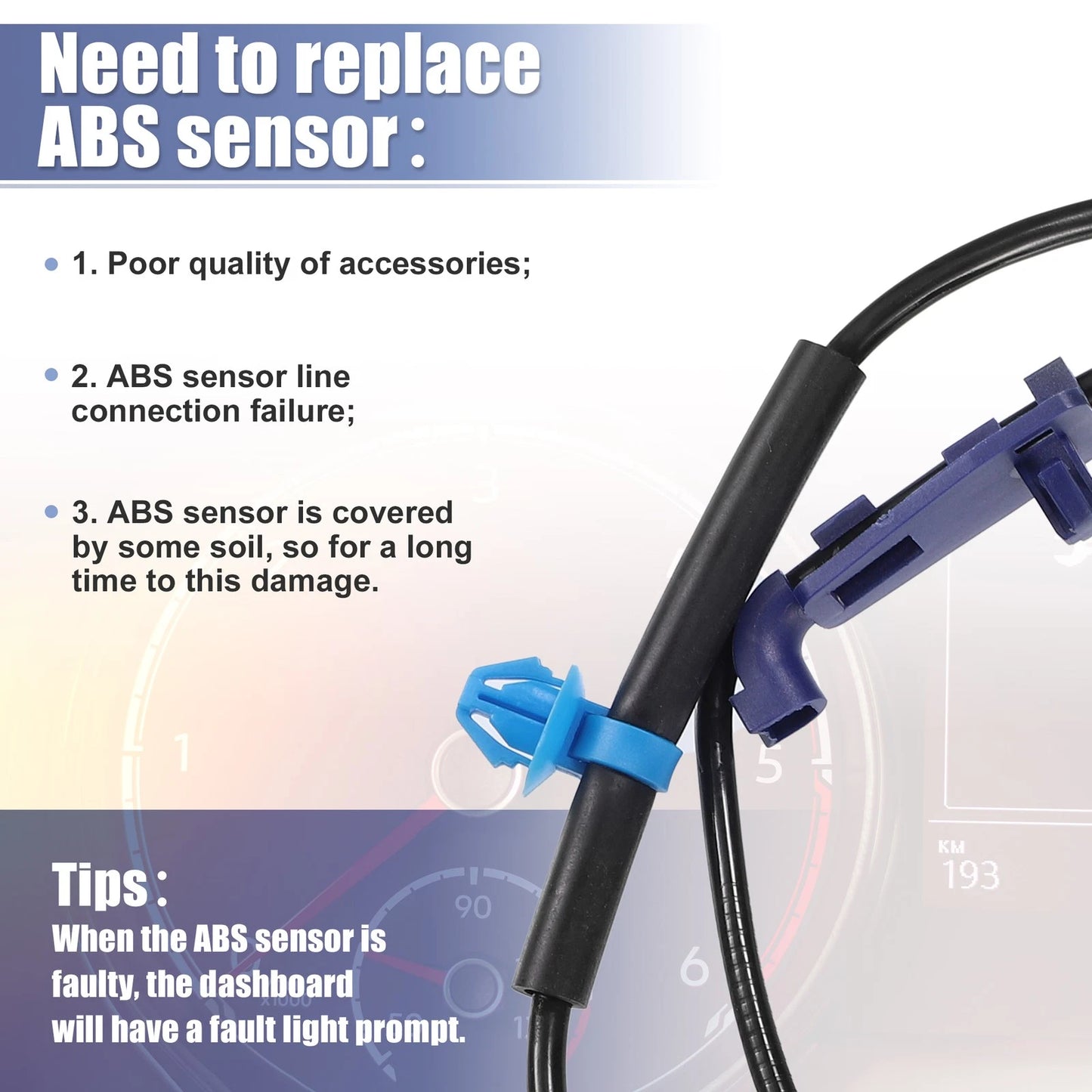 Front ABS Sensors for Honda CR-V (2014-2016)