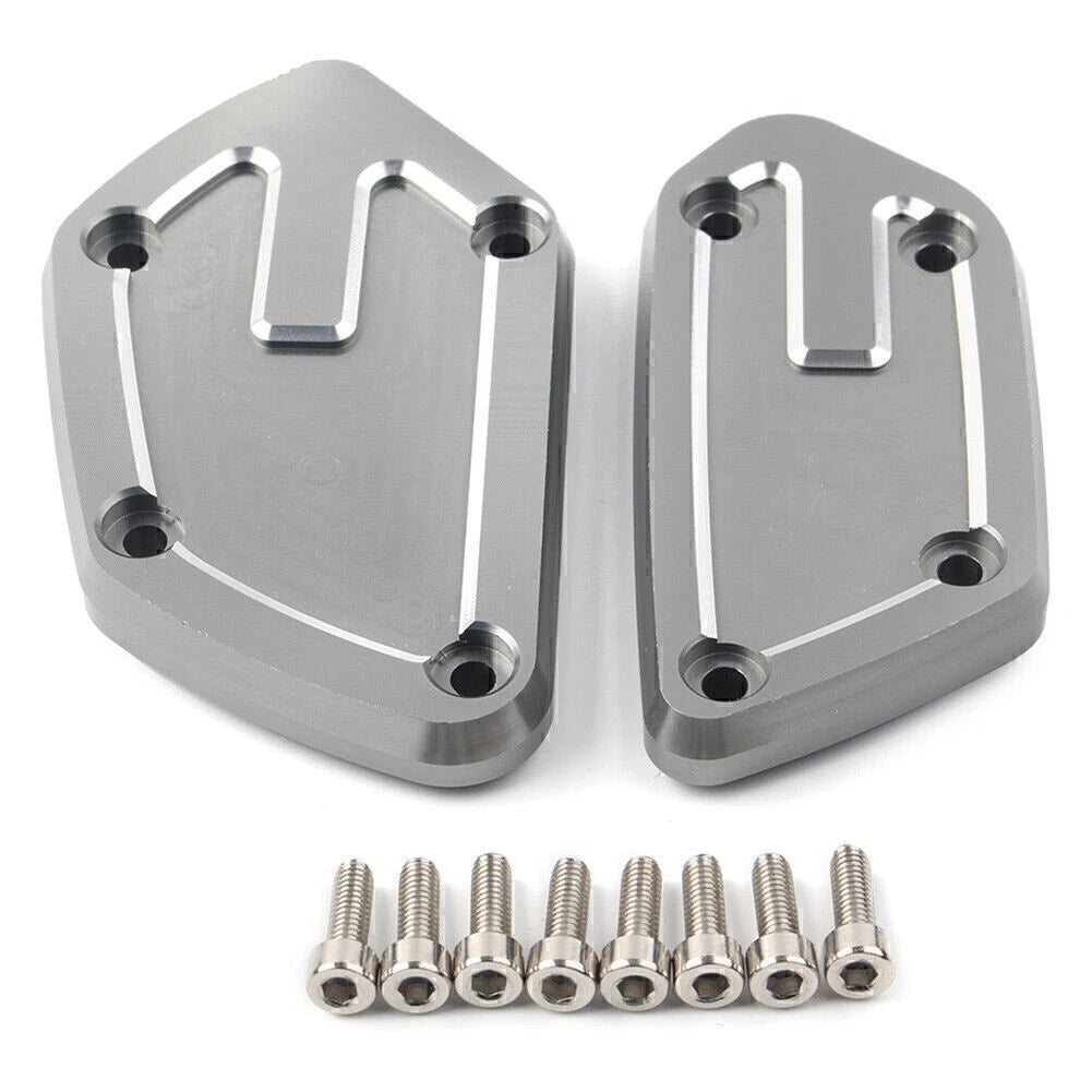 Silver Front Brake & Clutch Reservoir Cap for BMW K1600GT R1200GS R1250R R nineT (2011-2023)