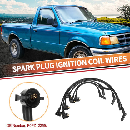 6 x Spark Plug Wire Ignition Coil Cables for Ford Aerostar (1990-1996)