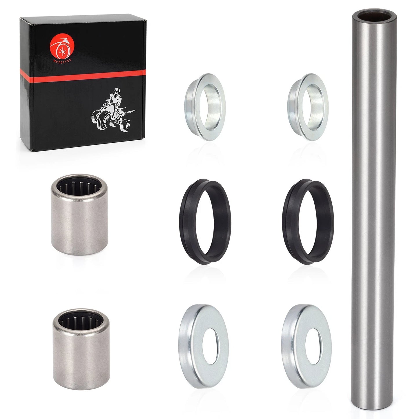 Swing Arm Collar Needle Bearings Seals Kit for Honda ATC200X 1983-1985