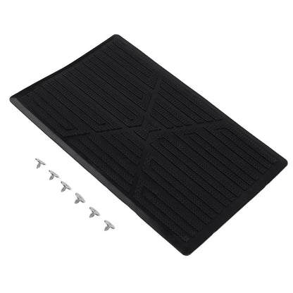 Beige PVC Car Foot Carpet Pad Heel Mat Pedal Patch Cover
