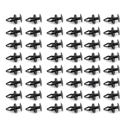 100 x Black Nylon Push Retainer Clips for GMC Chevrolet Cadillac Buick