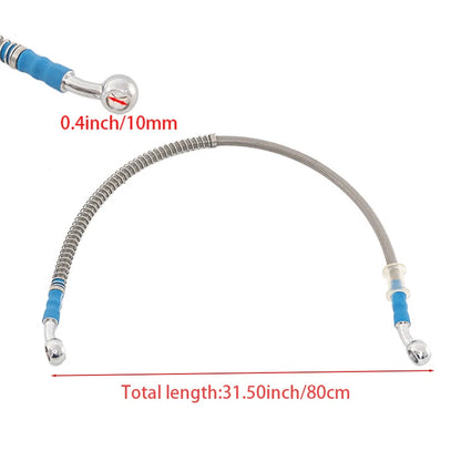 80cm Hydraulic Brake Clutch Oil Hose Line for Universal Motorcycle