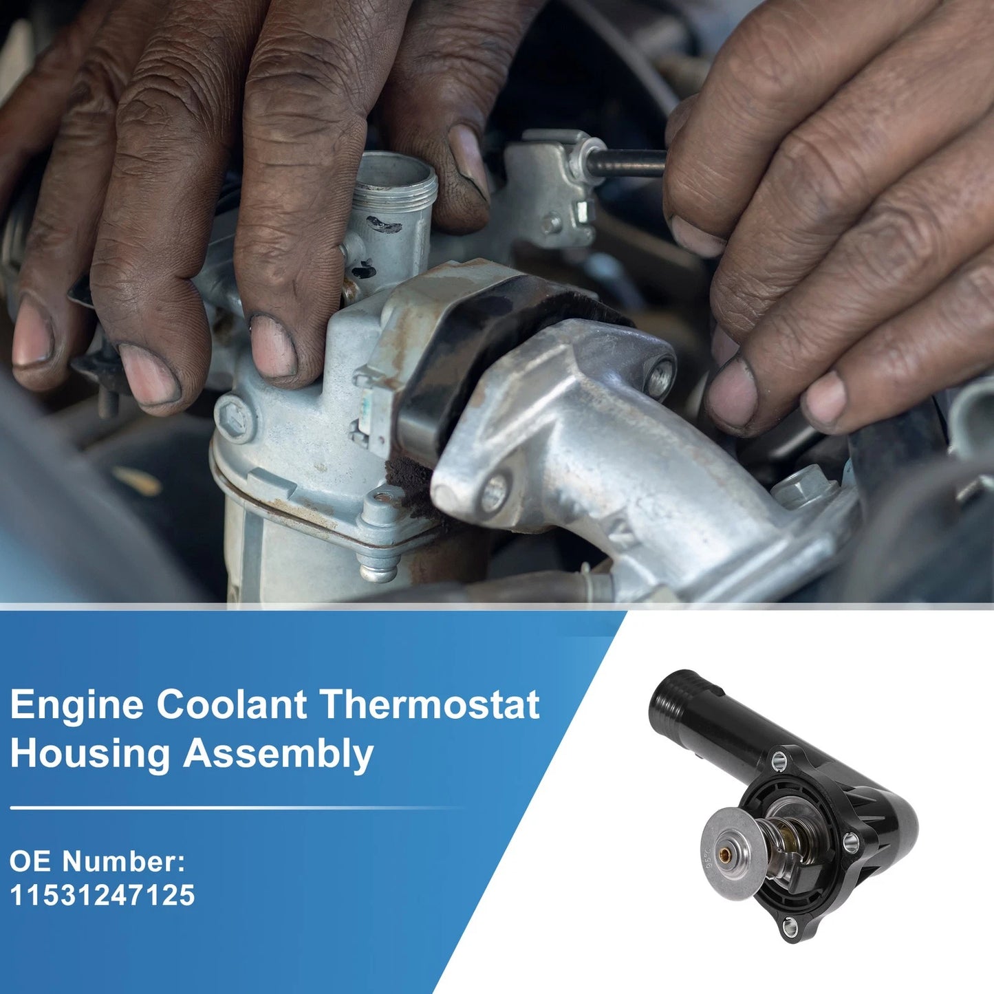 Engine Coolant Thermostat Housing for BMW 3 Series E36 (1992-1998)