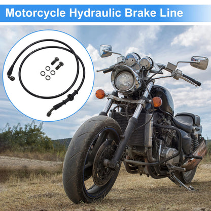 120 cm Brake Clutch Oil Hose Line Stainless Steel Wire Braid for Motorcycle