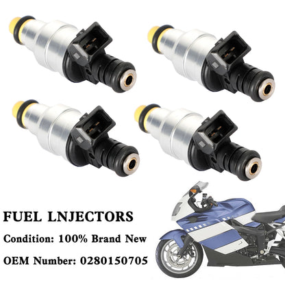 4PCS Fuel Injectors for BMW K1 K100 K1100 K1200 RS LT GT (1983-2005)