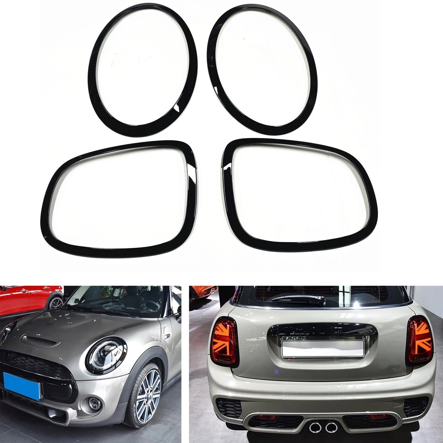 Headlight Taillight Trim for Mini Cooper S F55 F56 F57 JCW (2014-2023)