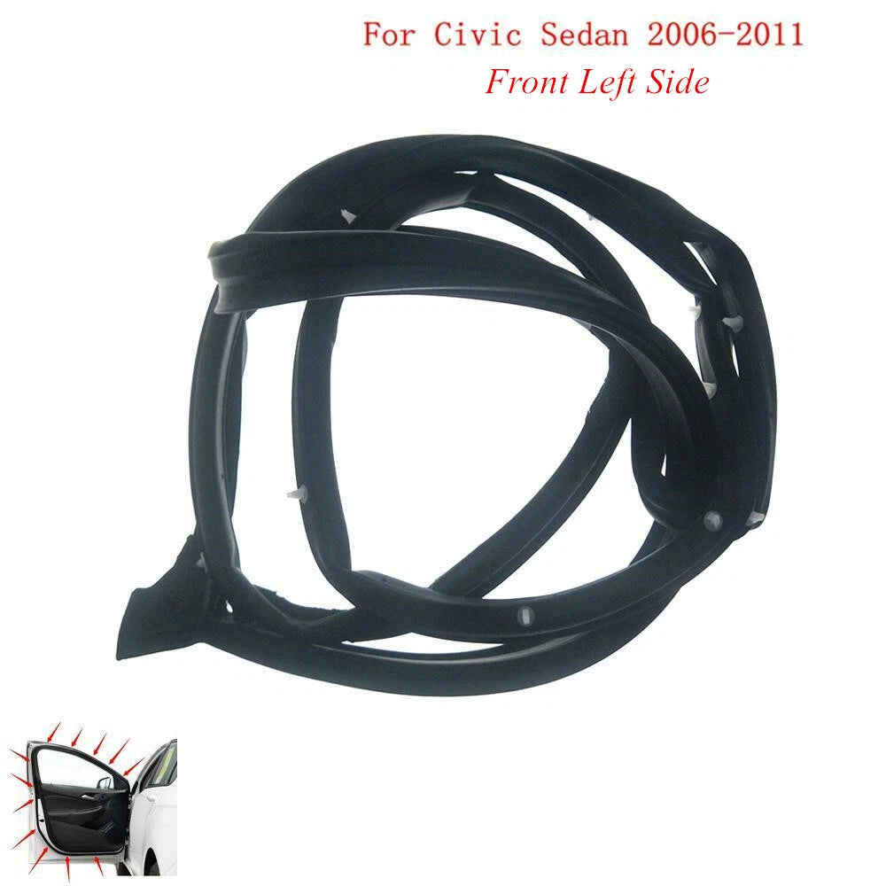 Front Left Door Weatherstrip Seal for Honda Civic Sedan (2006-2011)