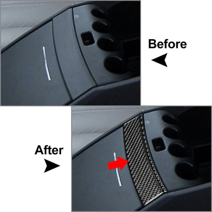 Black Console Armrest Cover Trim for Chrysler 300 300C (2005-2007)