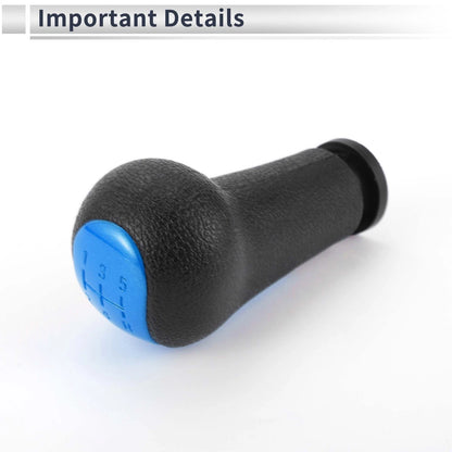 5-Speed Shift Knob for Chevrolet Spark Blue/Black
