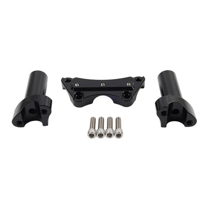 3.5" Handlebar Riser & Top Clamp for Harley Dyna, Tour, Road Glide (2006-2023)