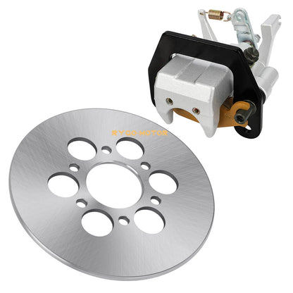 Rear Brake Caliper Disc Rotor for Yamaha Rhino 450 660 YXR450 YXR660(2004–2009)