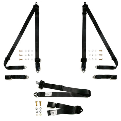 Rear Seat Belt Kit for Holden LC Sedan & Coupe (1969-1971) - Set of 3