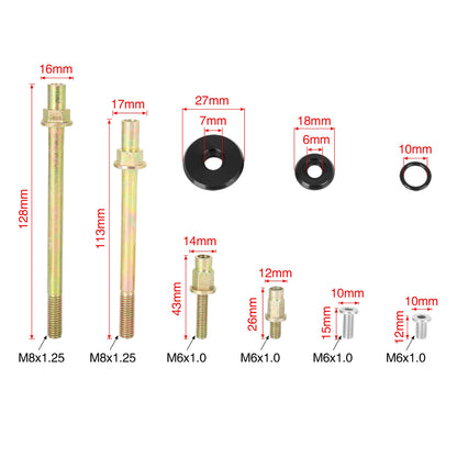 Aluminum Alloy Low Profile Engine Valve Cover Bolt Kit for Honda K-Series