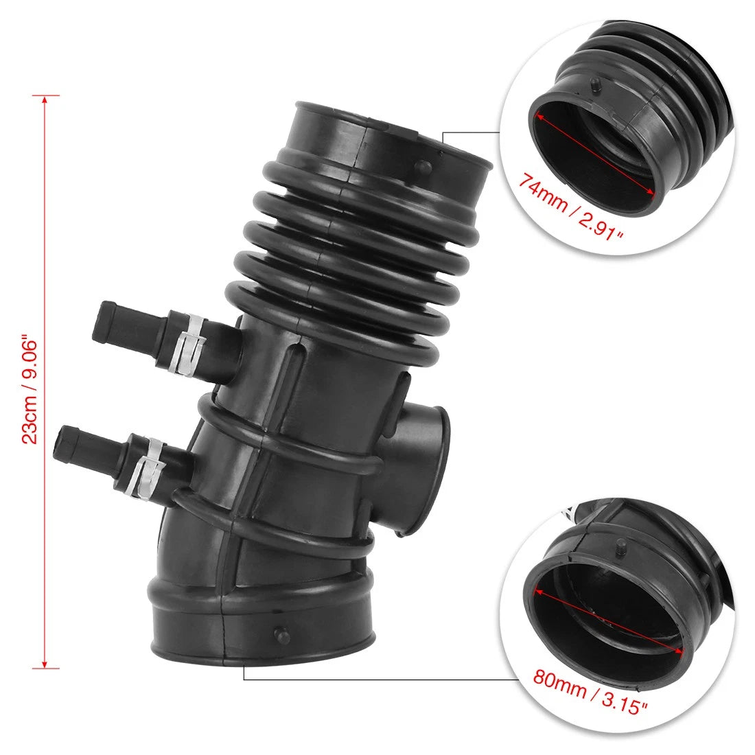 Engine Air Intake Hose for Nissan Frontier, Xterra V6 3.3L (1999-2004)