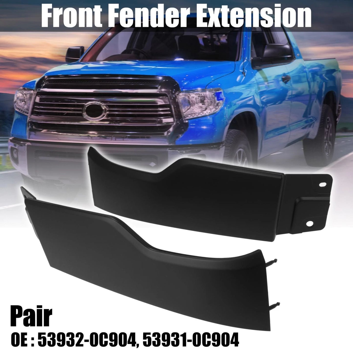 Front Headlight Extension Panels  for Toyota Sequoia (2001-2007)