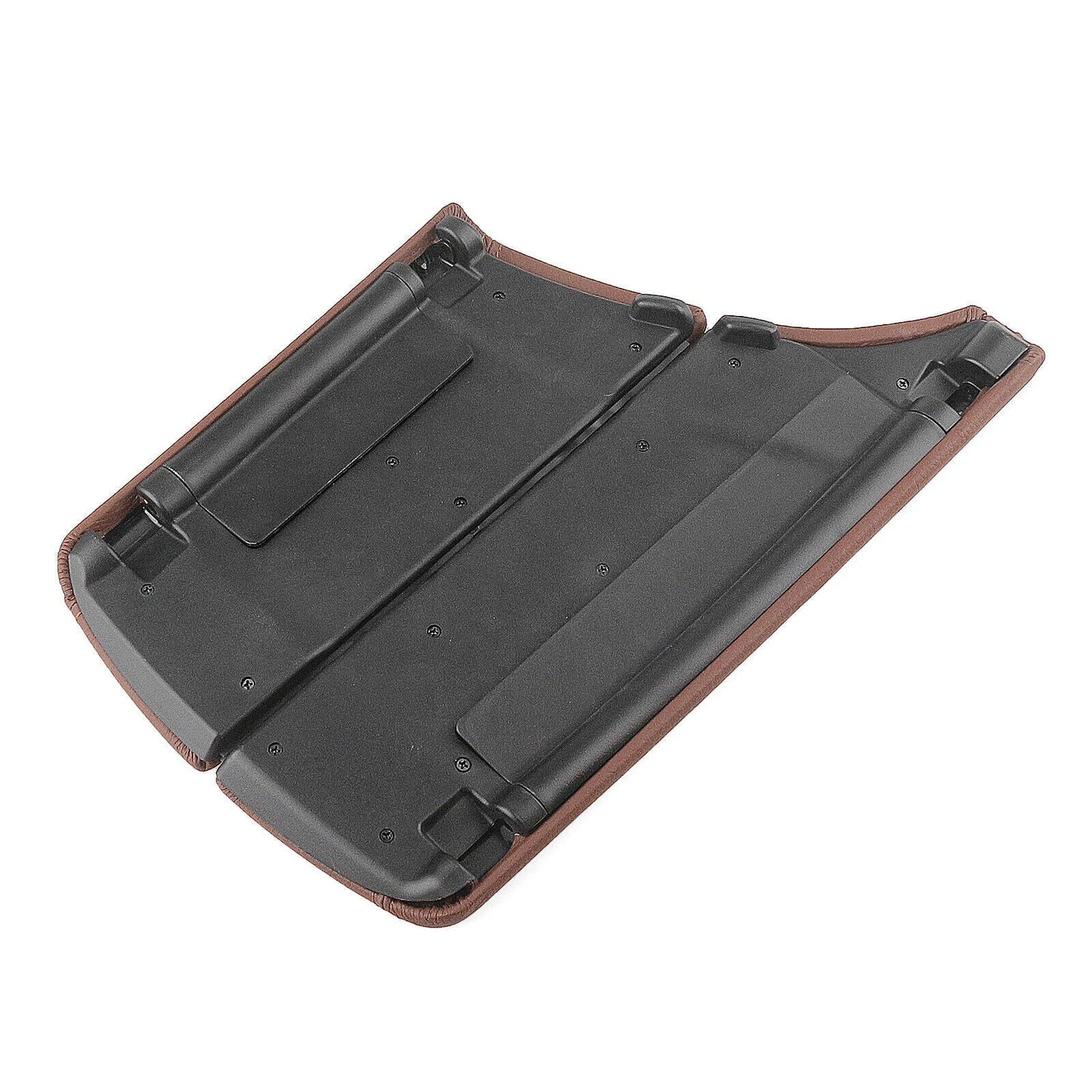 Brown Leather Center Console Cover for BMW 5 Series F10 F11 F18 (2010-2017)