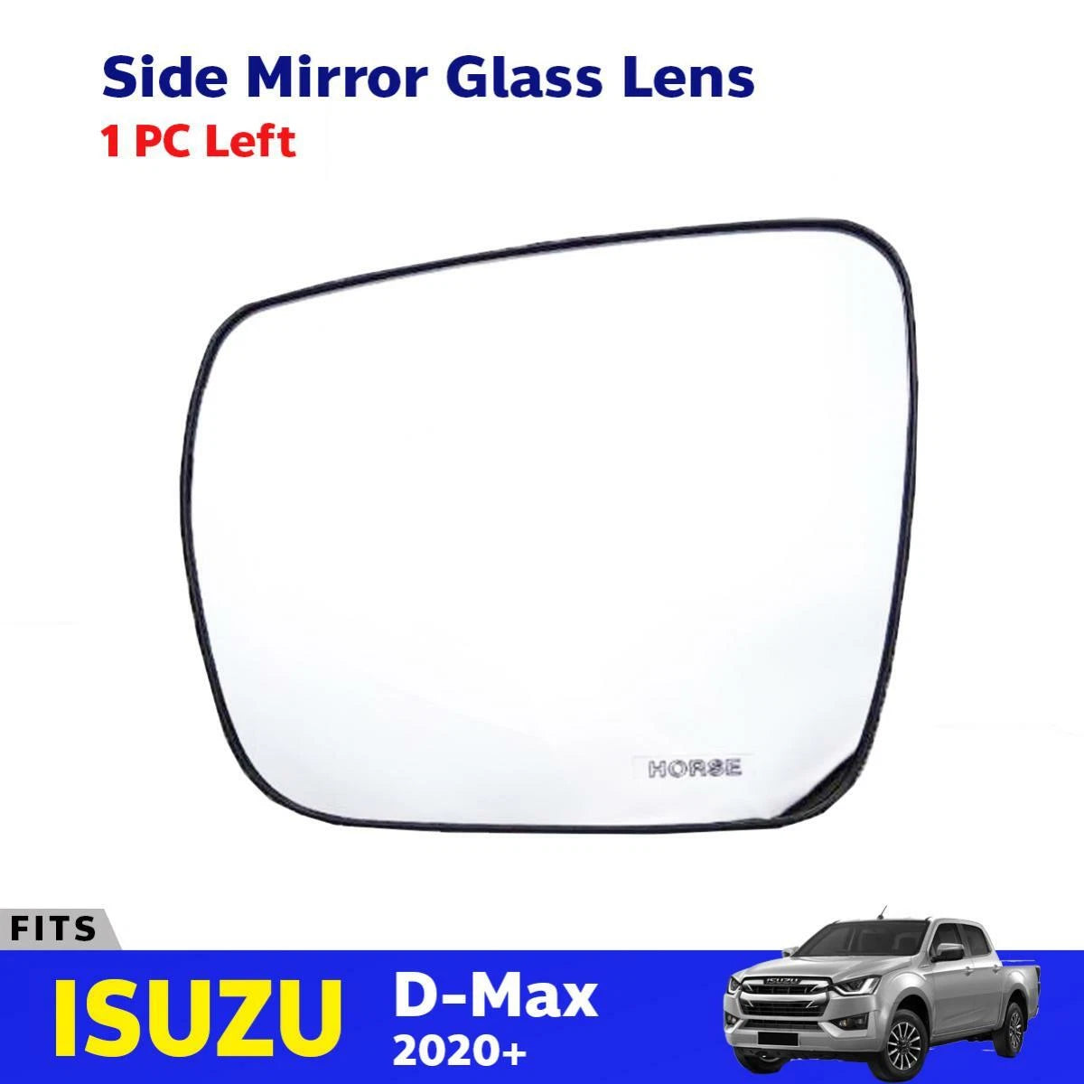 Side Mirror Glass Lens Left Fits Isuzu All New D-Max Pickup Truck UTE 2020+ EBDE