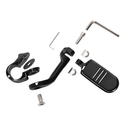 Foot Pegs 1-1/4" Pegstreamliner Long Angled Highway Engine Guard for Harley