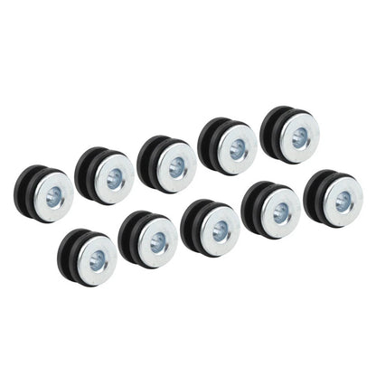10 x Motorcycle Fairing Rubber Grommets for Various Makes & Models