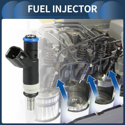 4 x Fuel Injectors for Dodge Avenger 2.4L (2008 - 2014)